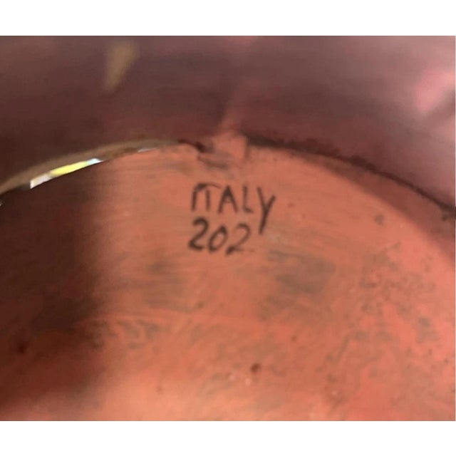 Metal Vintage Italian Tole Espalier / Espaliered Strawberry Tree Sculpture, Vine/ Plant / Fruit Tree in Barrel Form Pot For Sale - Image 7 of 7