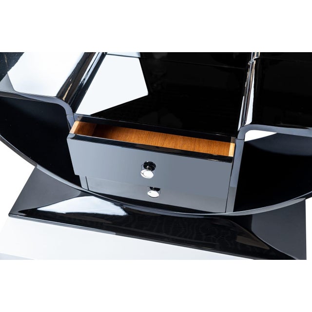 Dressing Table in Glass For Sale - Image 3 of 5