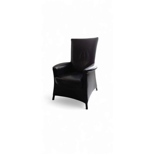 Black Lounge Chairs in Black Leather by Paolo Piva, Set of 2 For Sale - Image 8 of 18