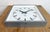 Gray Industrial Grey Square Wall Clock from Pragotron, 1980s For Sale - Image 8 of 15