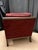 Wood Authentic Holly Hunt Vienna Secession Lounge Chair, Custom Upholstered in Rich Burgundy/Cabernet Mohair and American Black Walnut Exposed Frame For Sale - Image 7 of 17
