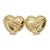 Mid 20th Century Pair of Tiffany & Co. Vintage 18k(750) Yellow Gold Arrow Wrapped Heart Shape Earrings For Sale