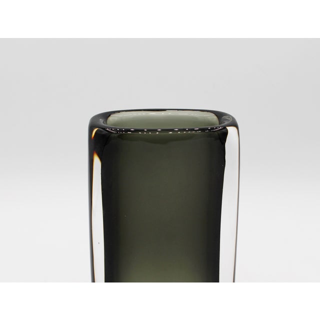 Orrefors Circa 1950s Nils Landberg Design Orrefors Vase For Sale - Image 4 of 7