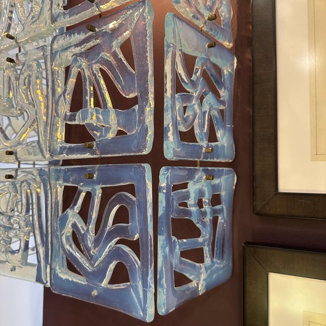 1960s 1960s Pair of Opaline Murano Glass Sconces Attr. to Carlo Nason for Mazzega, Italy For Sale - Image 5 of 11