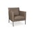 Jason Leather Armchair in Brown-Gray from Walter Knoll / Wilhelm Knoll For Sale - Image 12 of 12