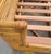 Vintage Full Size Stacked Rattan Bed Frame by Seven Seas For Sale In Los Angeles - Image 6 of 8
