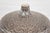 Artisan Handmade Brown Glazed Ceramic Vase with Textured Cream Stokes For Sale - Image 9 of 12