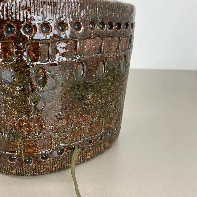 Large Ceramic Table Light attributed to Bitossi, 1970s For Sale - Image 18 of 18