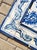 Ceramic 18th Century Portuguese Baroque Blue & White Flower Basket Tile Panel For Sale - Image 7 of 14