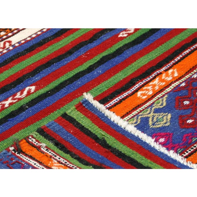 1950s Turkish Kilim For Sale - Image 4 of 6