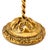 Aldo Tura Vintage Gold Finished Metal Three-Ring Guest Towel Holder – Hollywood Regency / Neoclassical For Sale - Image 4 of 12