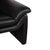 Modern Atlanta Armchair in Black Leather from Lauuser For Sale - Image 3 of 12