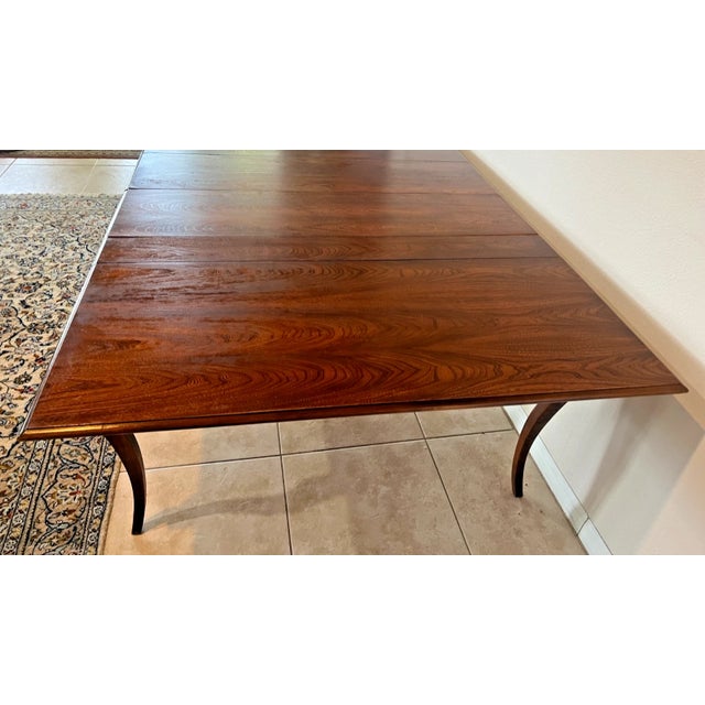 Vintage Expanding Extension Dining Table, Console With Five Leaves by Extensole For Sale In Palm Springs - Image 6 of 16