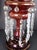 Pair Victorian Cranberry Glass Lusters With Double Tier Crystal Prisms & Enamel Decoration, c.1880–1895 For Sale - Image 11 of 11