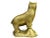 Mid 20th Century Vintage Large Gold Brass Bear Animal Figurine For Sale - Image 5 of 8