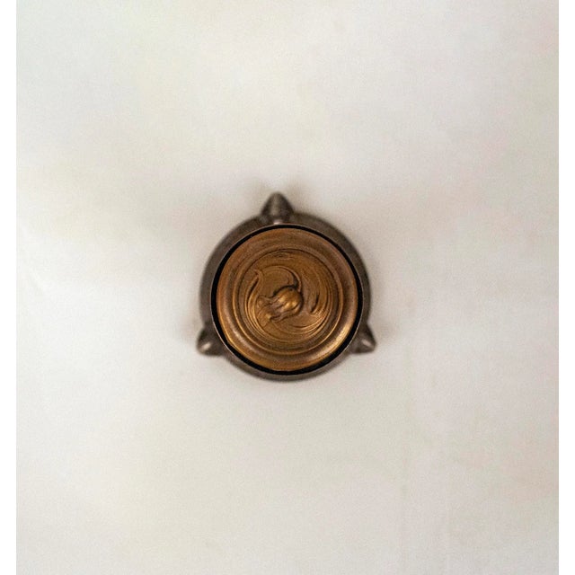 Austria WMF silvered metal sculpture Center table.Missing the glass plate.20s This piece has an attribution mark, I am...