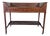Antique Edwardian Inlaid Maghogany Desk with Leather Top For Sale
