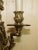Metal Large Vintage French Bronze Candle Wall Lights, 1920s, Set of 2 For Sale - Image 7 of 18