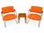 1970s Steelcase Cantilever Chrome Chairs - Pair For Sale - Image 5 of 5
