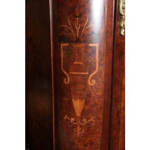 Wood 19thc French Gilt & Wood Inlay Armoire For Sale - Image 7 of 7