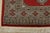 Bokhara Jaldar Rug 4’2” X 6’2” Red Wool Tribal Hand-Knotted Oriental Carpet For Sale - Image 9 of 12