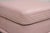 Late 20th Century Vintage Postmodern Emerson Leather Bubblegum Pink Stitched Square Ottoman Stool For Sale - Image 11 of 12