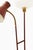 Floor Lamp with Red Lacquered Metal Frame, 1950s For Sale - Image 3 of 8