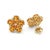 Radiate warmth and positivity with these stunning Citrine Flower Stud Earrings. Capturing the essence of pure golden...