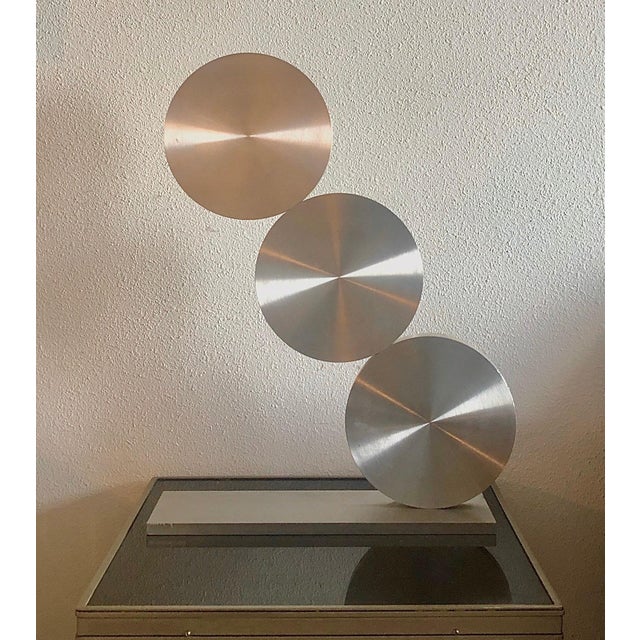 Menashe Kadishman, Large 1970's Israeli Abstract Sculpture Steel Menashe Kadishman Tel Aviv Uprise, c.1970's For Sale - Image 11 of 12