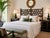 Elegant and timeless, this 1970s Baker Hollywood Regency style king-size headboard features an architectural open fretwork...