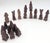 African Carved Chess Pieces, Set of 33 For Sale - Image 12 of 14