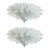 Venetian Murano Glass Flush Mounts from Simoeng, Set of 2 For Sale - Image 11 of 11