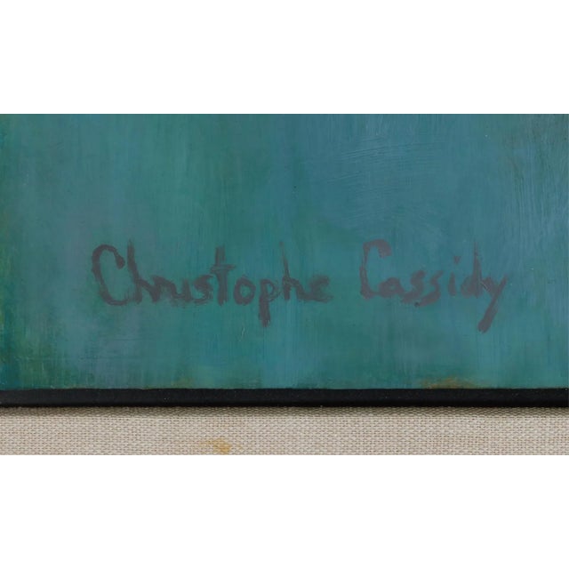 Impressionist Original Miniature Schnauzer Dog Oil Painting by Christophe Cassidy For Sale - Image 3 of 4