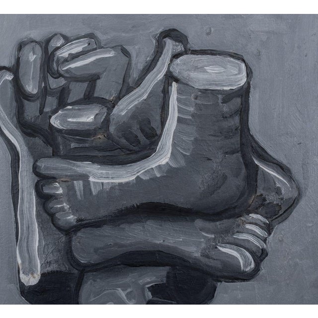 Contemporary Domenick Capobianco Abstraction Oil on Canvas For Sale - Image 3 of 6
