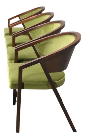 Early 21st Century Set of Four Dining Chairs Attributed to Peter Shelton and Lee Mindel