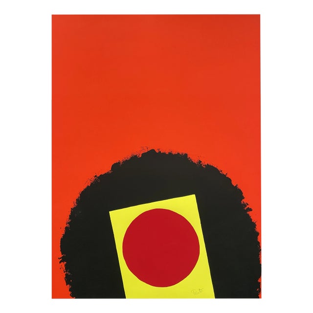 Luis Feito, Circle XII, 1970, Original Screenprint For Sale