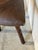 Brown Three-Leg Brown Leather Ottoman Footstool Danish Mid-Century Modern 1970s For Sale - Image 8 of 8
