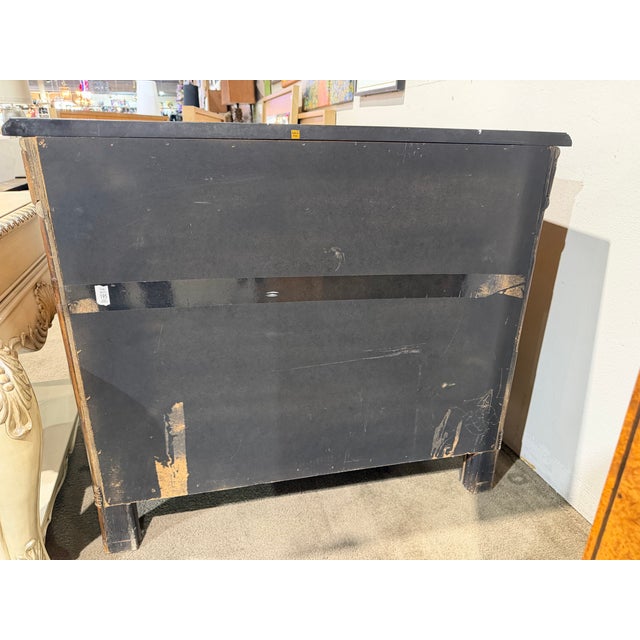 Mid-Century Modern Ernest Hemingway Collection by Thomasaville Wicker Front Cabinet With Marble Top For Sale - Image 3 of 6