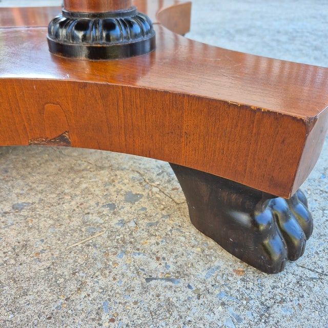 1992 Baker Furniture Palladian Oval Extension Dining Table French Empire Biedermeier Neoclassical For Sale - Image 15 of 18