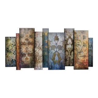 Large Wall Art: "Faded Memory" by Kemp, From Bombay and Company For Sale