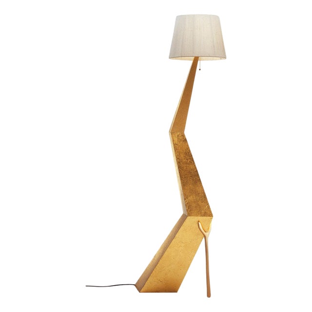 Surrealist Salvador Dali Gold Leaf Bracelli Sculpture Lamp by BD Barcelona Design For Sale