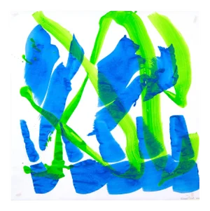 "Dolphin Dance 24" Painting by Ellen Priest