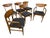 Elevate your dining space with this stunning set of six Mid-Century Modern walnut dining chairs. Featuring sleek sculpted...