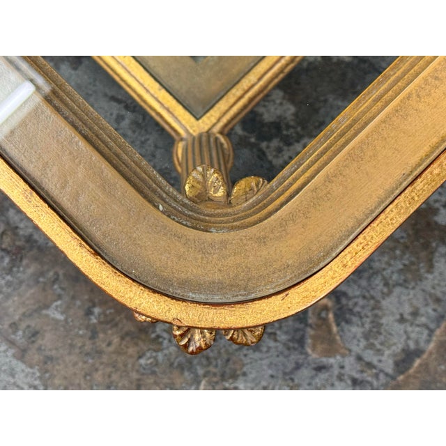 Brown Provasi Neoclassical Italian Coffee Table For Sale - Image 8 of 12