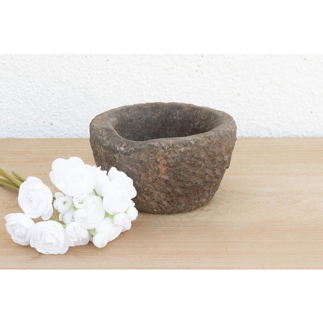 Stone Round Primitive Kitchen Vessel For Sale - Image 7 of 7