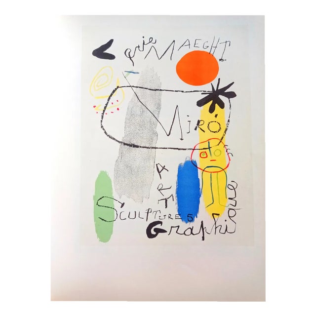 Joan Miro, Sculptures & Graphics, 1959, Lithograph For Sale
