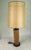 Mid 20th Century Mid Century Modern Gruvwood Lamp Walnut and Black Metal Base For Sale - Image 4 of 14