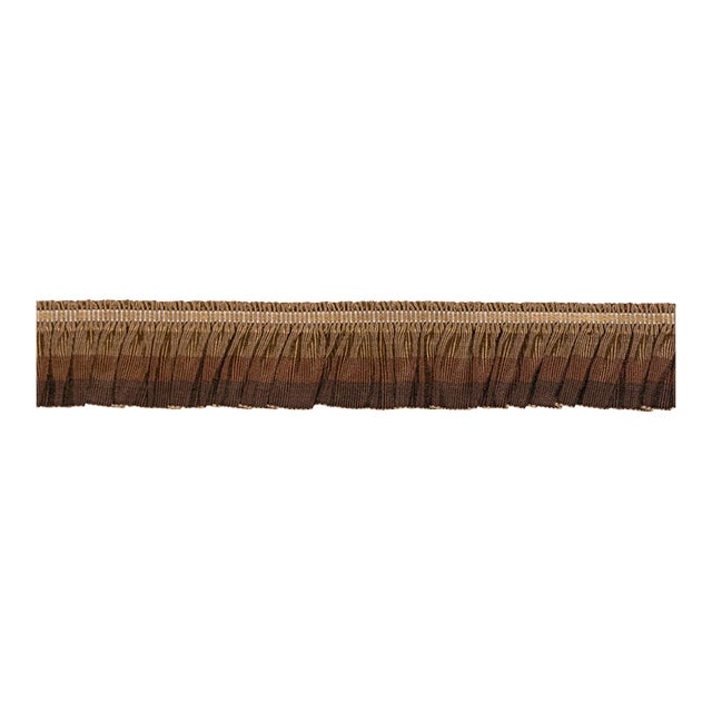 Schumacher Arabella Tape Trim in Brown For Sale