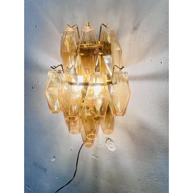 Metal Murano Wall Lights, 1970s, Set of 2 For Sale - Image 7 of 12