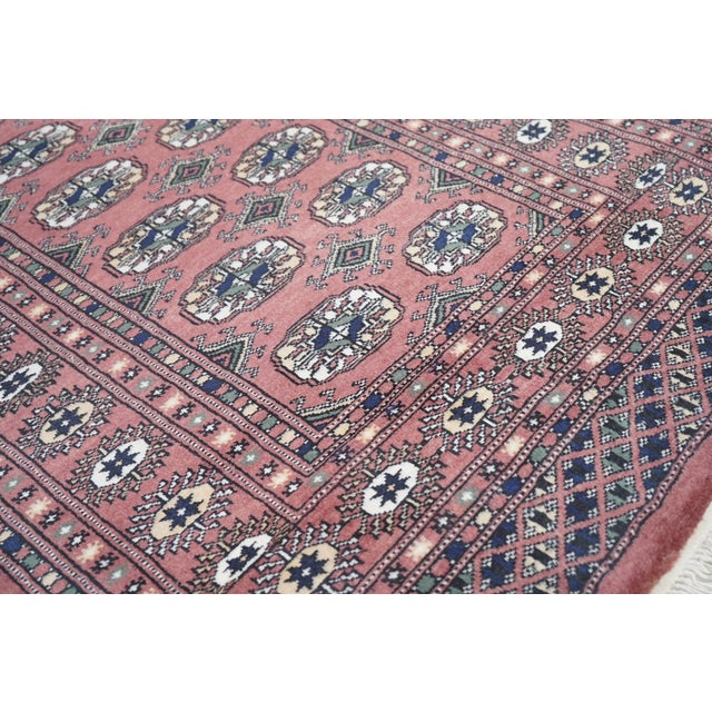 Persian Bokhara Rug 3'0'' X 6'0'' For Sale - Image 3 of 10